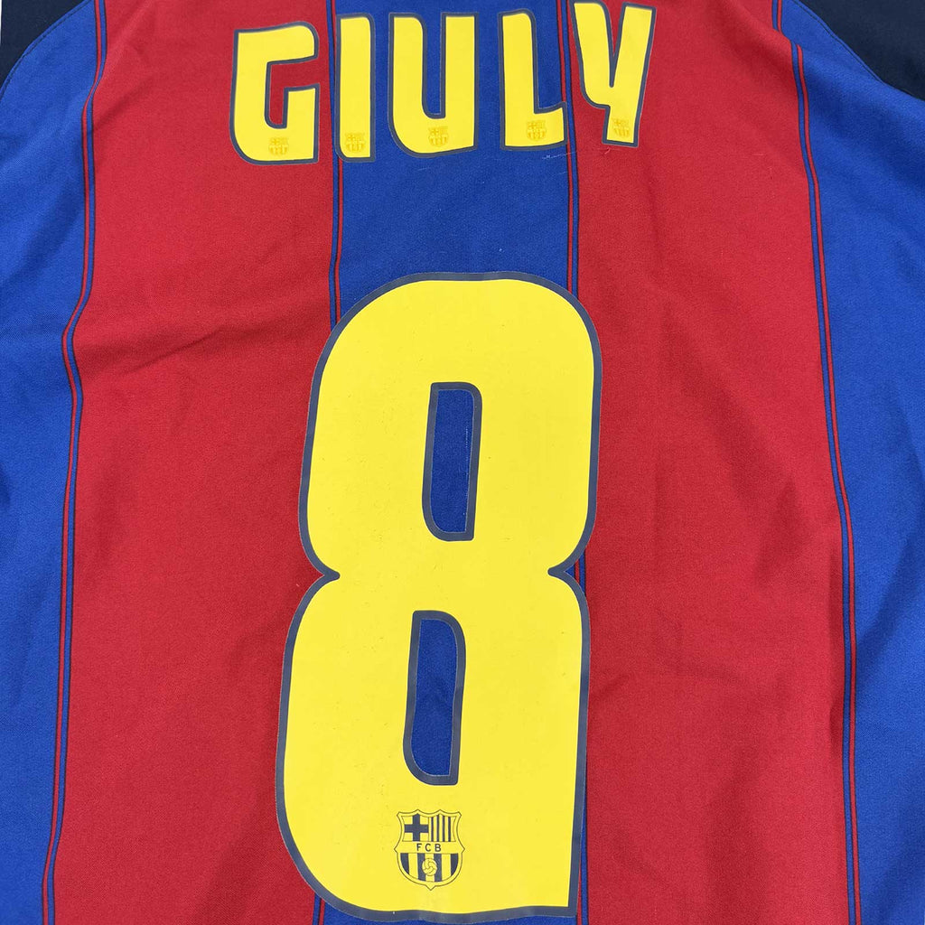 FC BARCELONA 2003/04 HOME SHIRT - #8 GIULY 