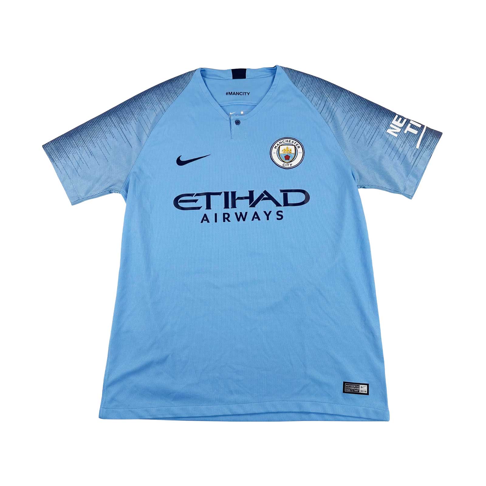 MANCHESTER CITY 2018/19 HOME SHIRT - #4 KOMPANY