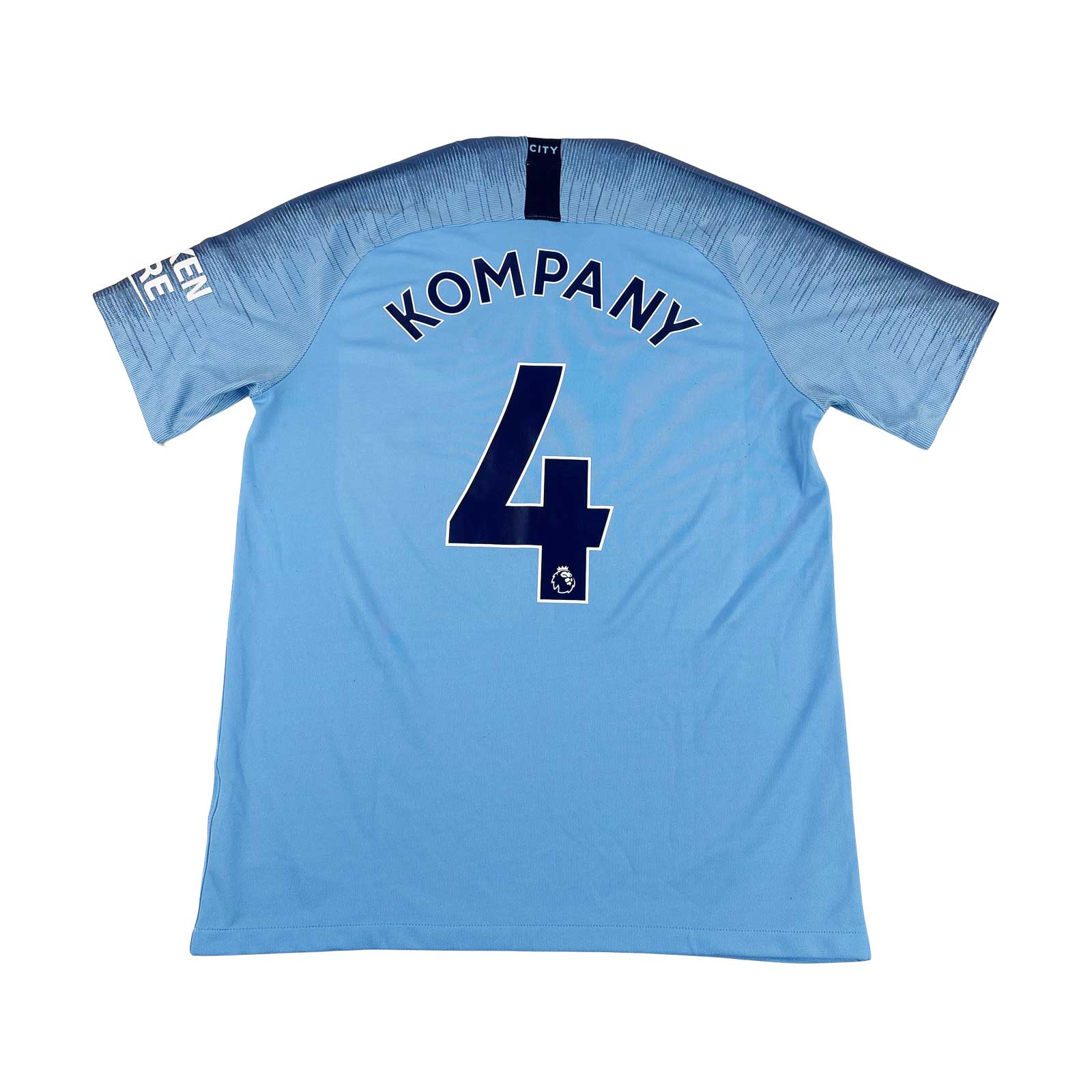 MANCHESTER CITY 2018/19 HOME SHIRT - #4 KOMPANY