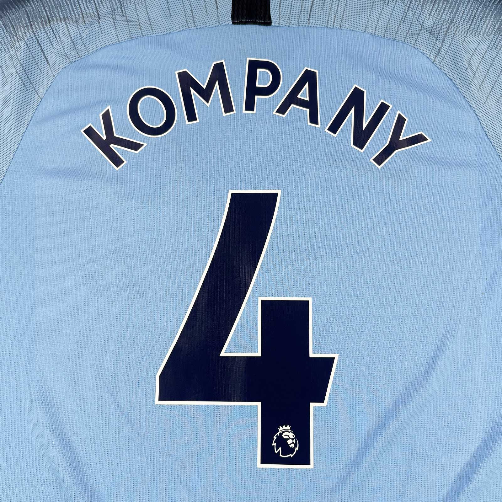 MANCHESTER CITY 2018/19 HOME SHIRT - #4 KOMPANY