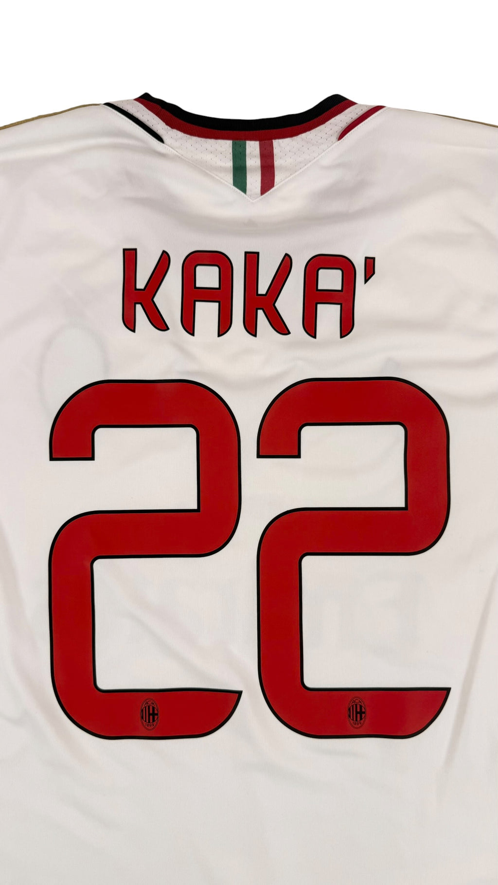 AC MILAN 2013/14 AWAY SHIRT - #22 KAKA (SIZE XL)