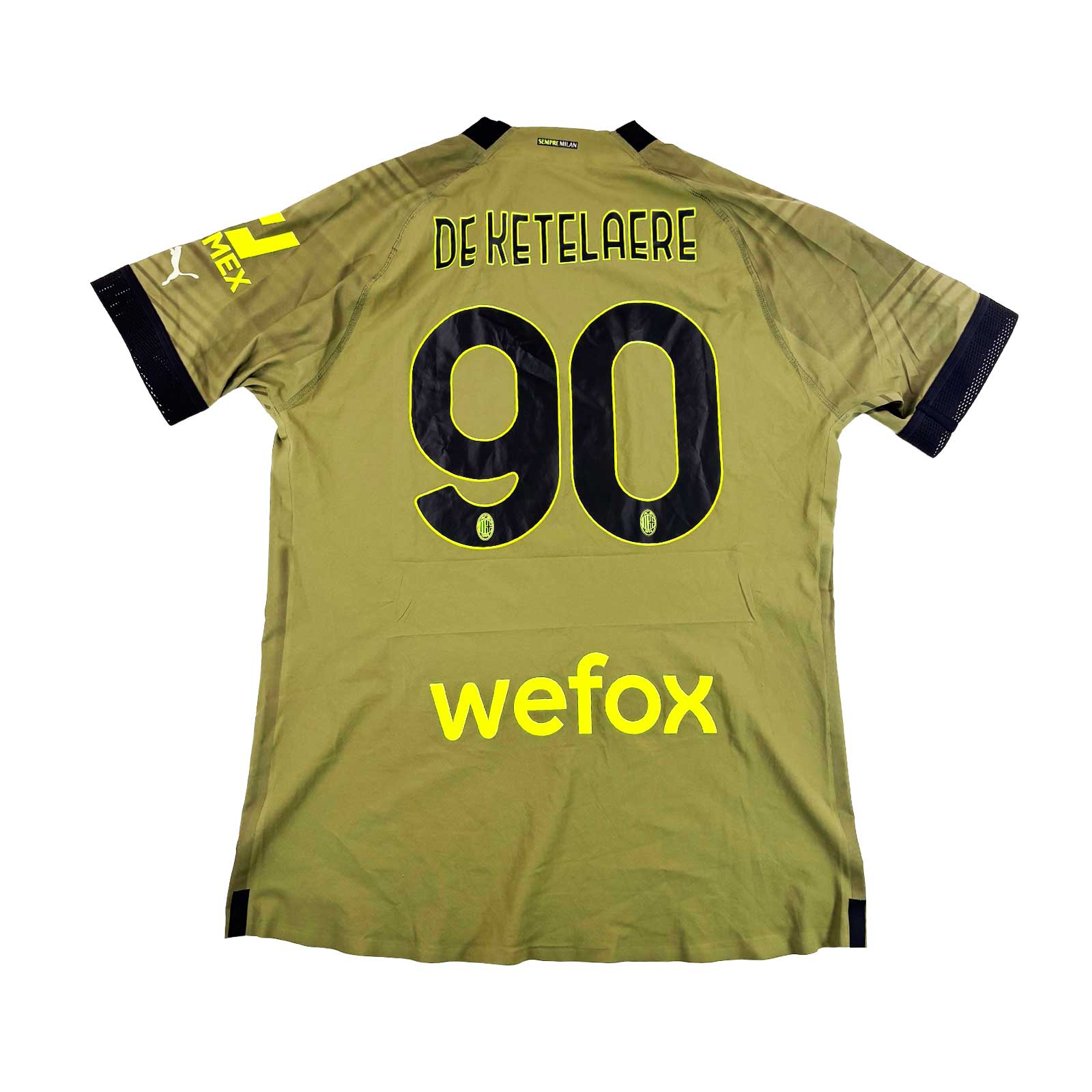 AC MILAN 2022/23 THIRD SHIRT - #90 DE KETELAERE