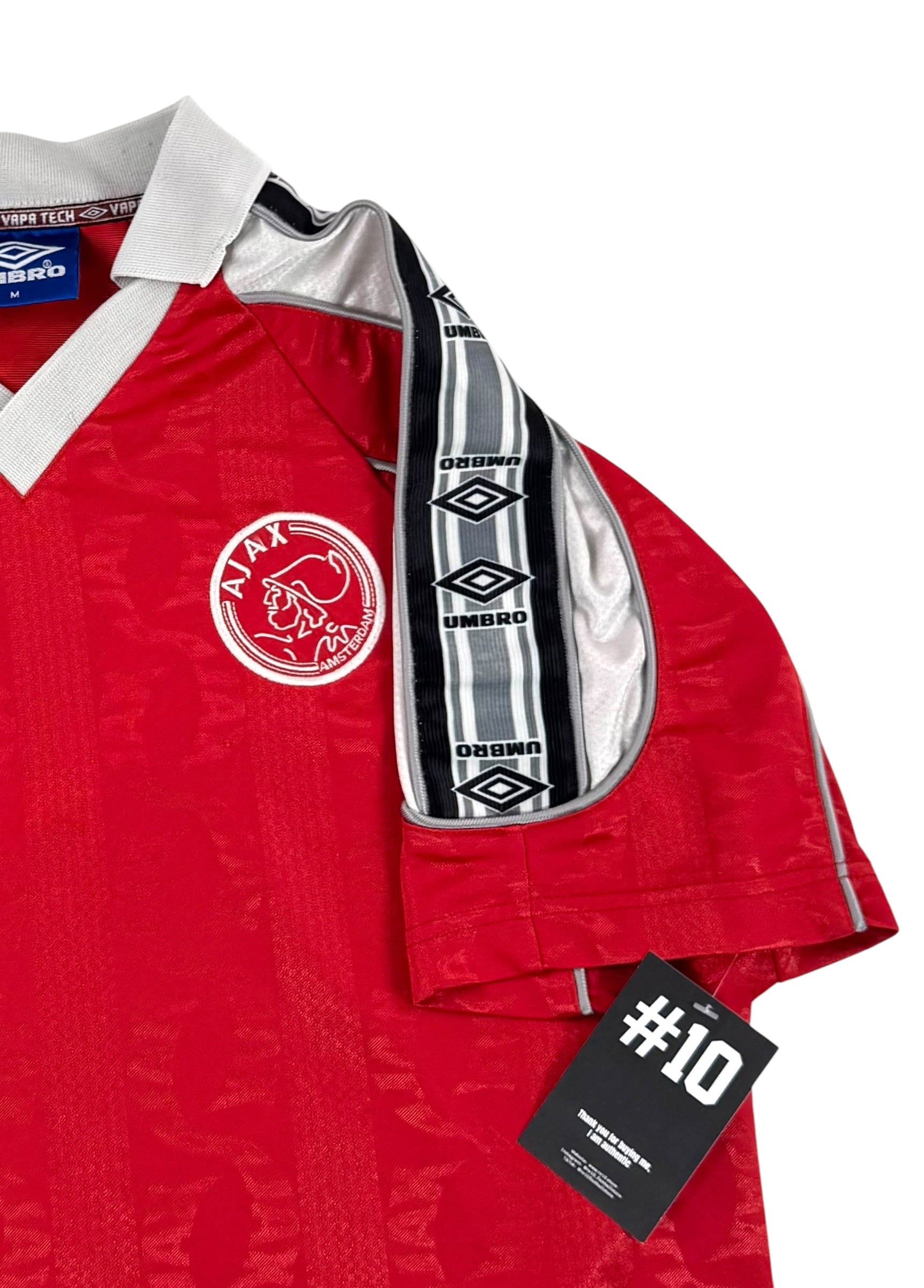 AJAX 1994 95 TRAINING SHIRT Sleeve