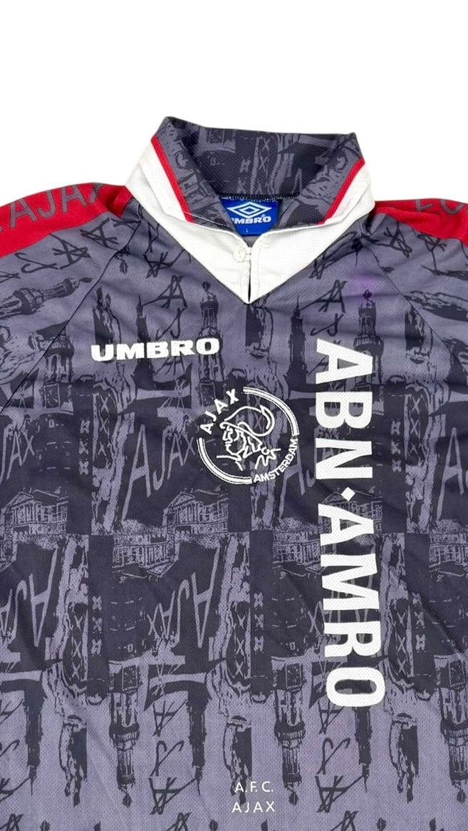 AJAX 1996 97 AWAY SHIRT Front Detail