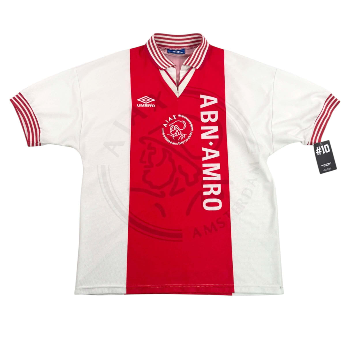 AJAX 1996/97 HOME SHIRT - #9 KLUIVERT