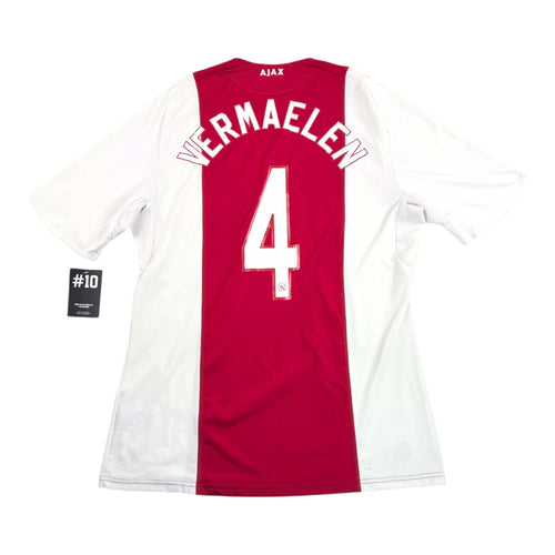 AJAX 2008/09 HOME SHIRT - #4 VERMAELEN