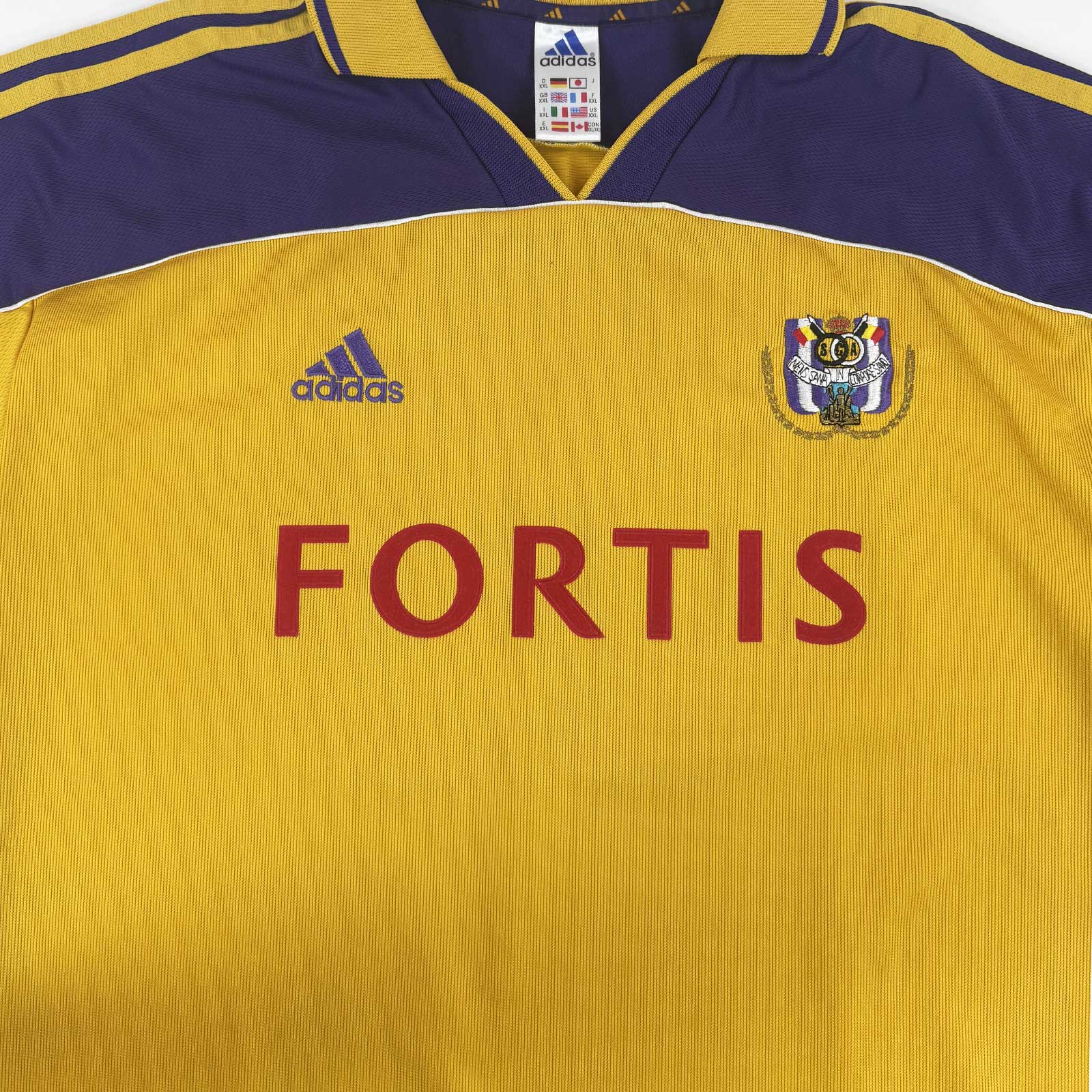RSC ANDERLECHT 2000/01 AWAY SHIRT 