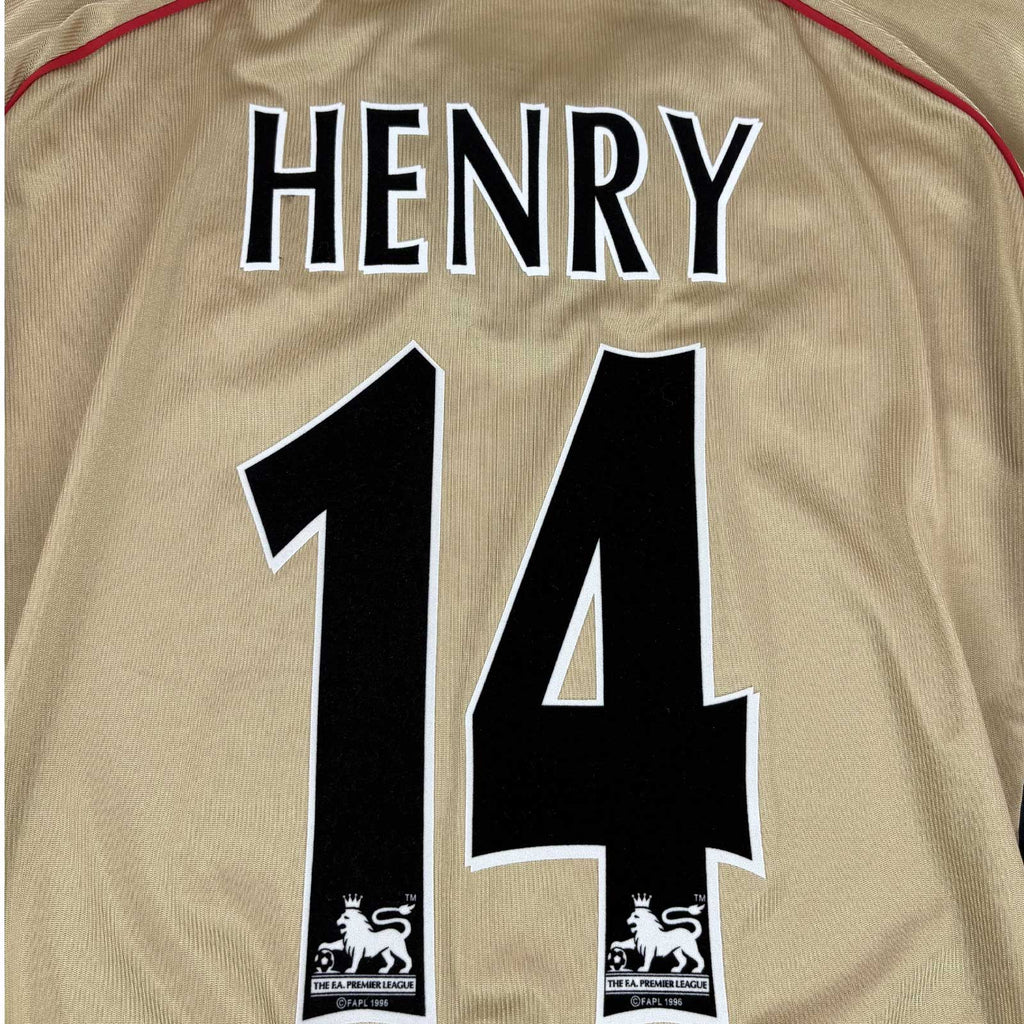 ARSENAL 2001/02 AWAY SHIRT - #14 HENRY (SIZE XL)