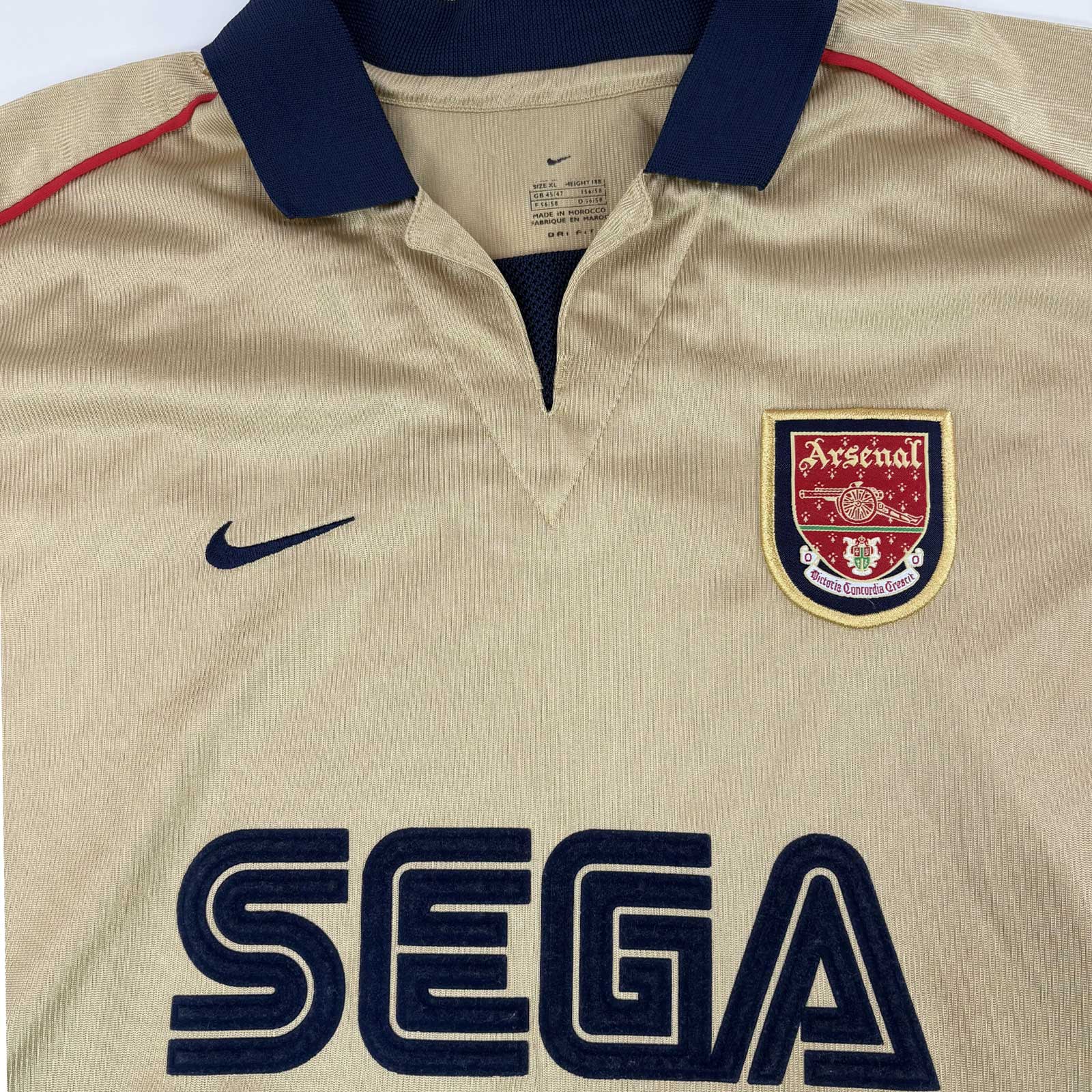 ARSENAL 2001/02 AWAY SHIRT - #14 HENRY (SIZE XL)