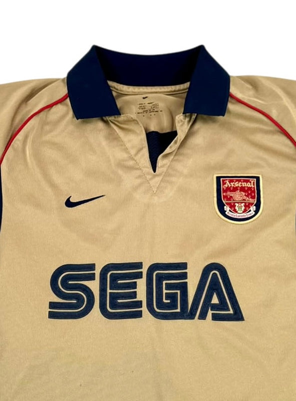ARSENAL 2001/02 AWAY SHIRT 8 LJUNBERG (Front, Detail)