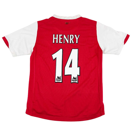 ARSENAL 2006/08 HOME SHIRT - #14 HENRY