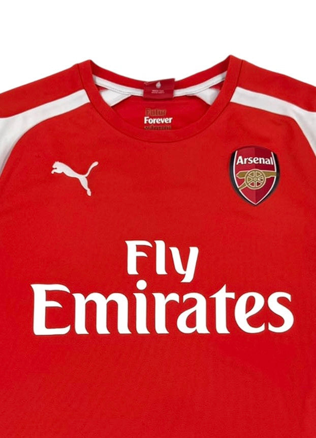 ARSENAL 2014/15 HOME SHIRT 7 ROSICKY (Front, Detail)