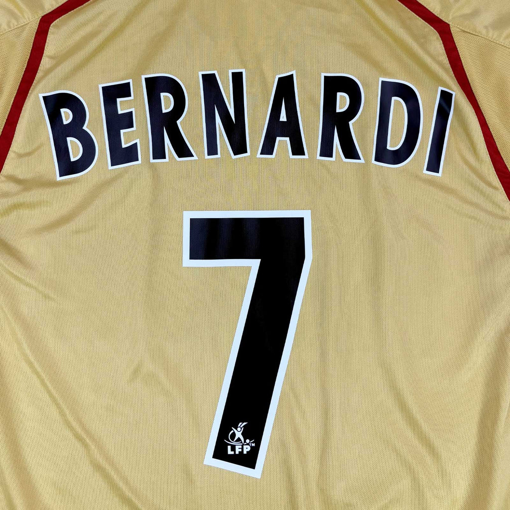 AS MONACO 2005/06 AWAY SHIRT - #7 BERNARDI (SIZE XL)
