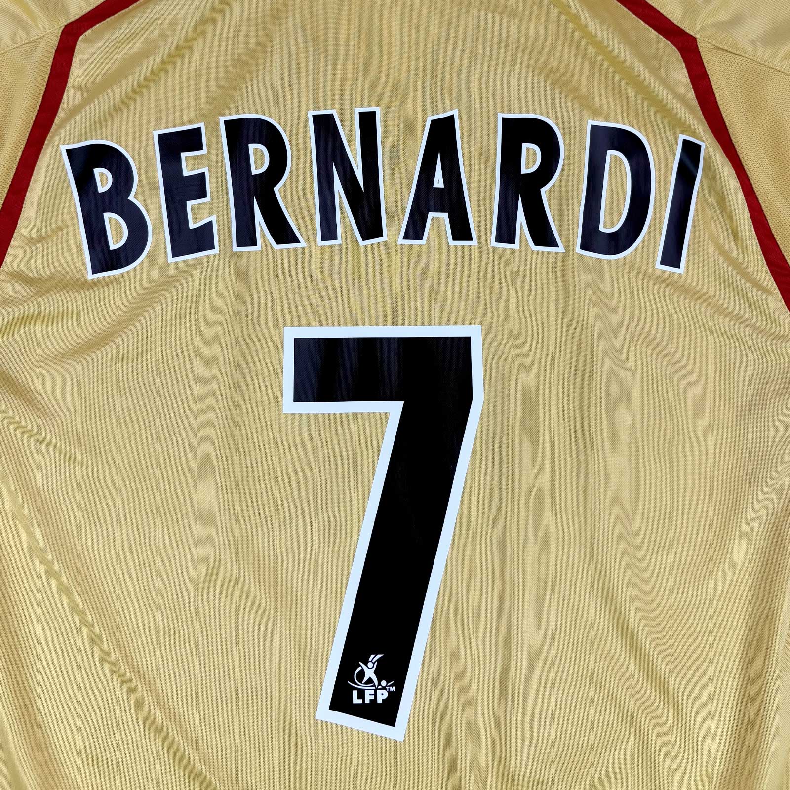 AS MONACO 2005/06 AWAY SHIRT - #7 BERNARDI (SIZE XL)
