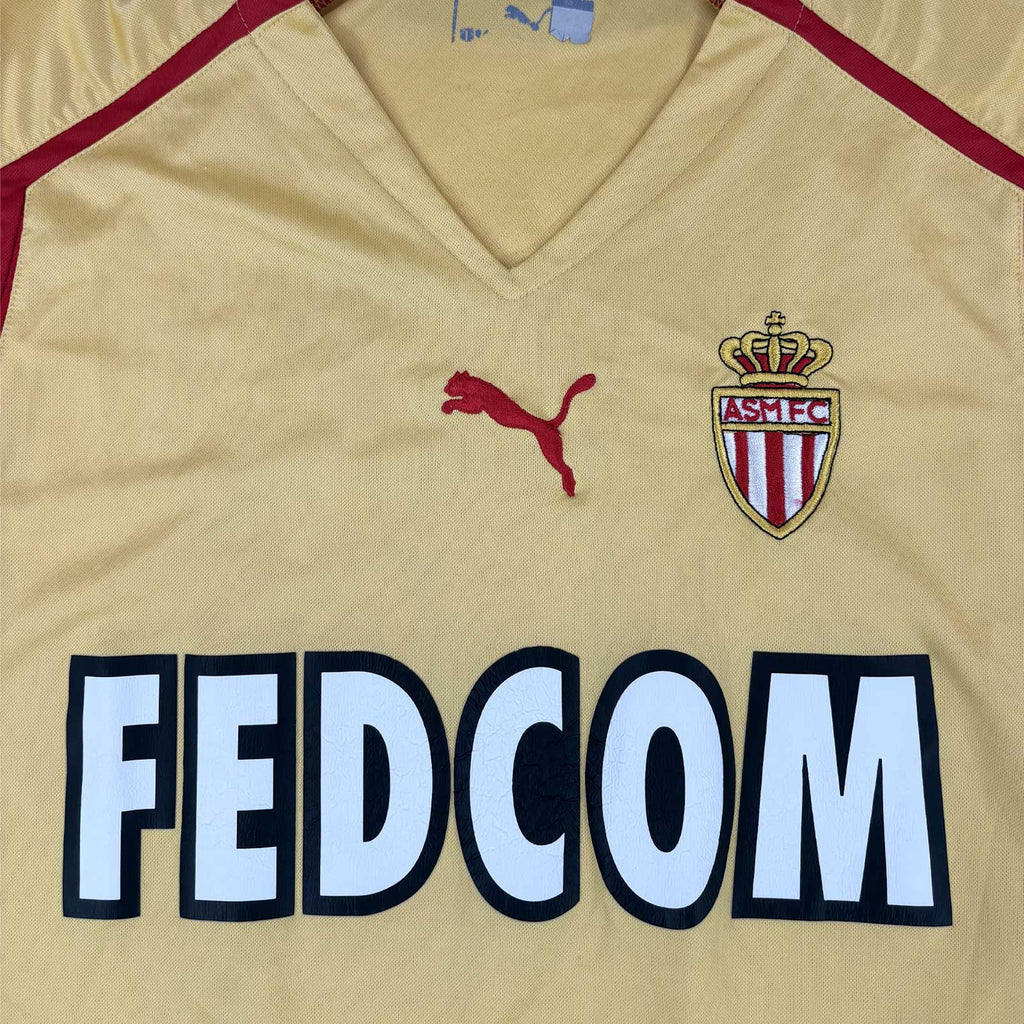 AS MONACO 2005/06 AWAY SHIRT - #7 BERNARDI (SIZE XL)