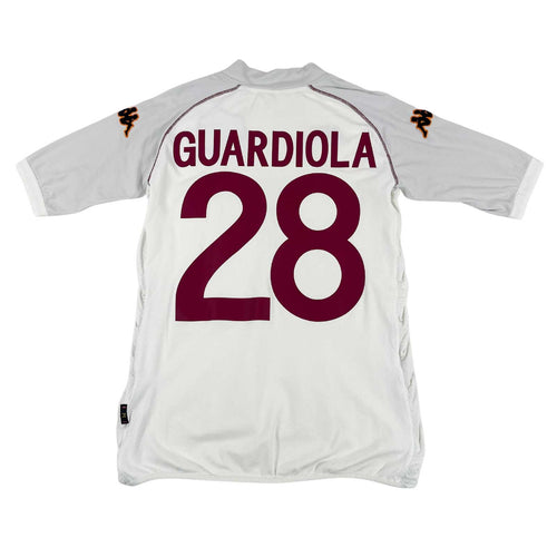 AS ROMA 2002/03 AWAY SHIRT - #28 GUARDIOLA