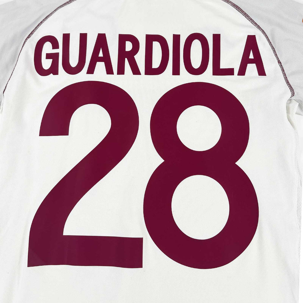 AS ROMA 2002/03 AWAY SHIRT - #28 GUARDIOLA