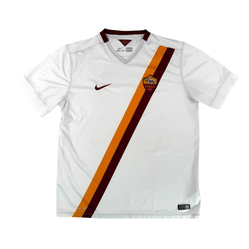 AS ROMA 2014/15 AWAY SHIRT – SIGNED #4 NAINGGOLAN (SIZE XL) WITH VIDEOPROOF