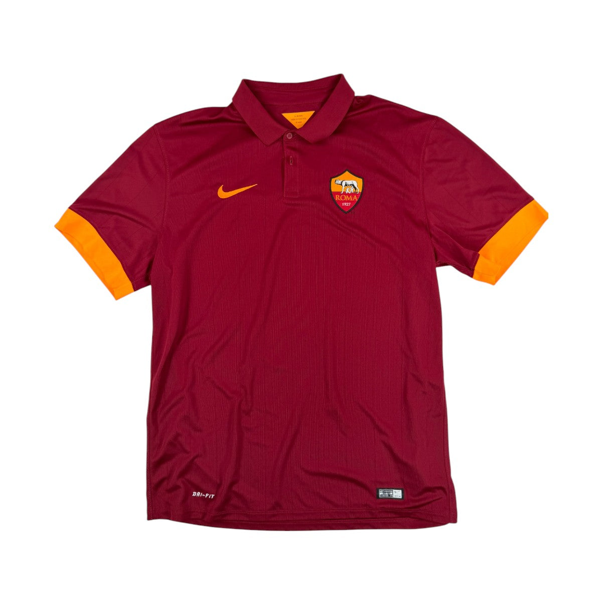 AS ROMA 2014/15 HOME SHIRT – SIGNED #4 NAINGGOLAN (SIZE XL) WITH VIDEOPROOF
