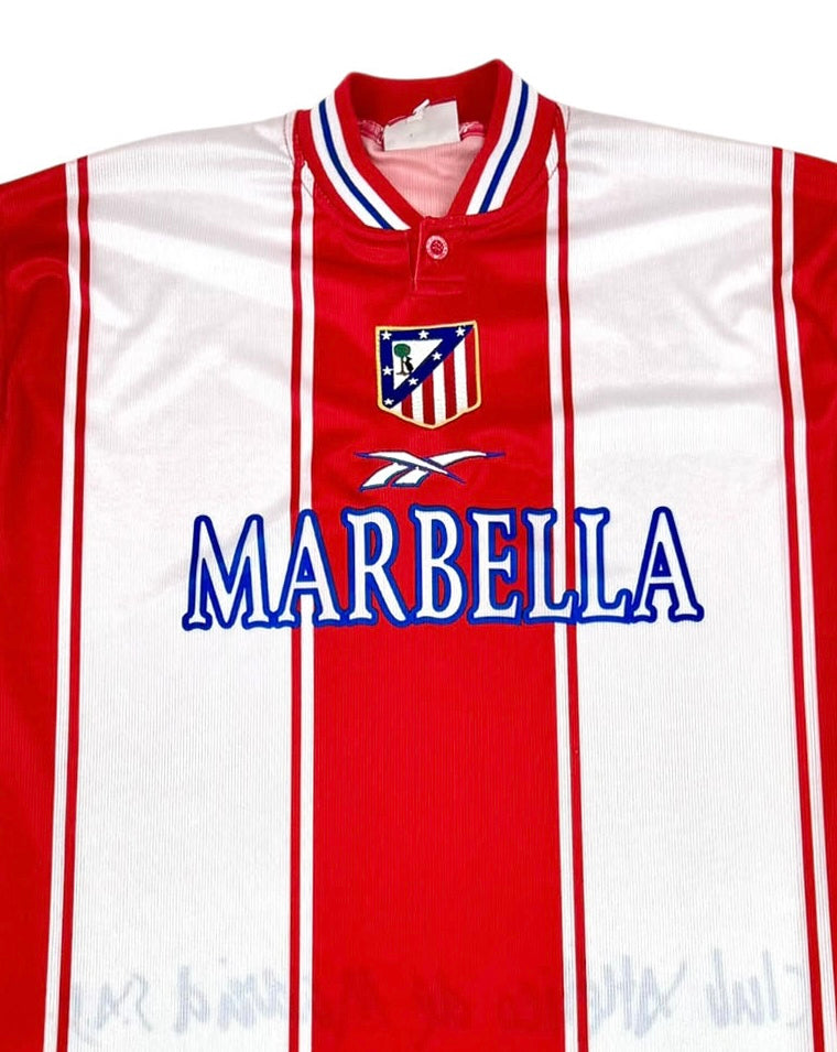 ATLETICO MADRID 1999/00 HOME SHIRT (SIZE XXL)