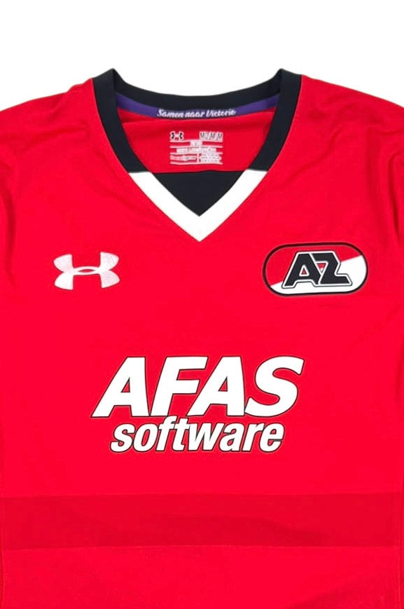 AZ 2016 17 HOME SHIRT MATCHWORN UEFA CUP 23 LUCKASSEN Fd