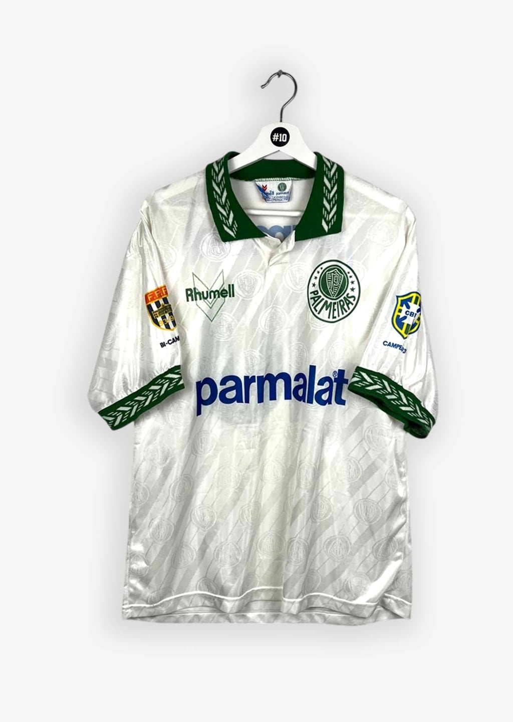 PALMEIRAS 1994/95 AWAY SHIRT - PLAYER ISSUE #10 (SIZE L)