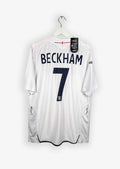 ENGLAND 2007/08 HOME SHIRT - #7 BECKHAM (SIZE XL) NWT