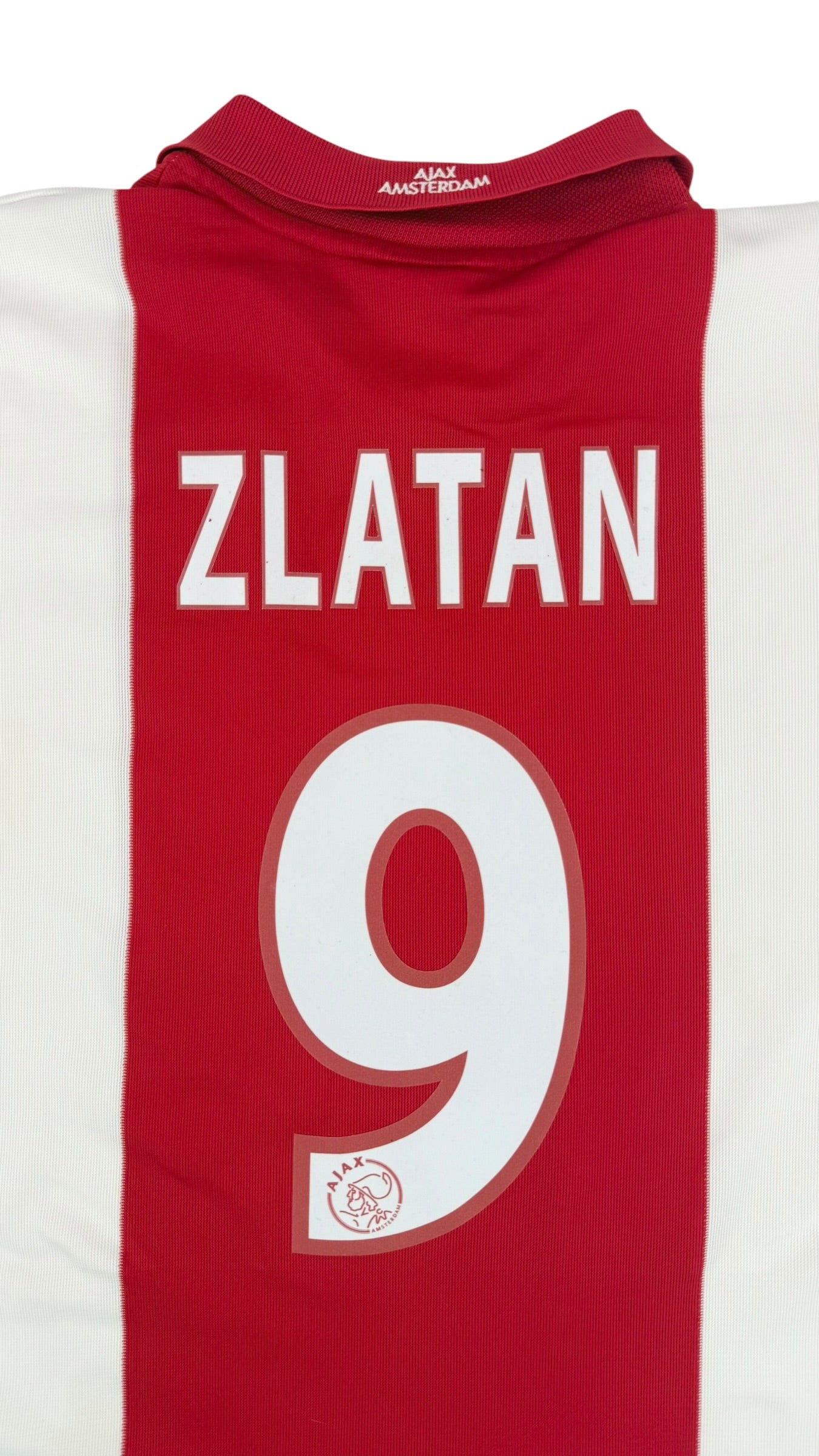 AJAX 2001/02 HOME SHIRT - #9 IBRAHIMOVIC (SIZE XXL)