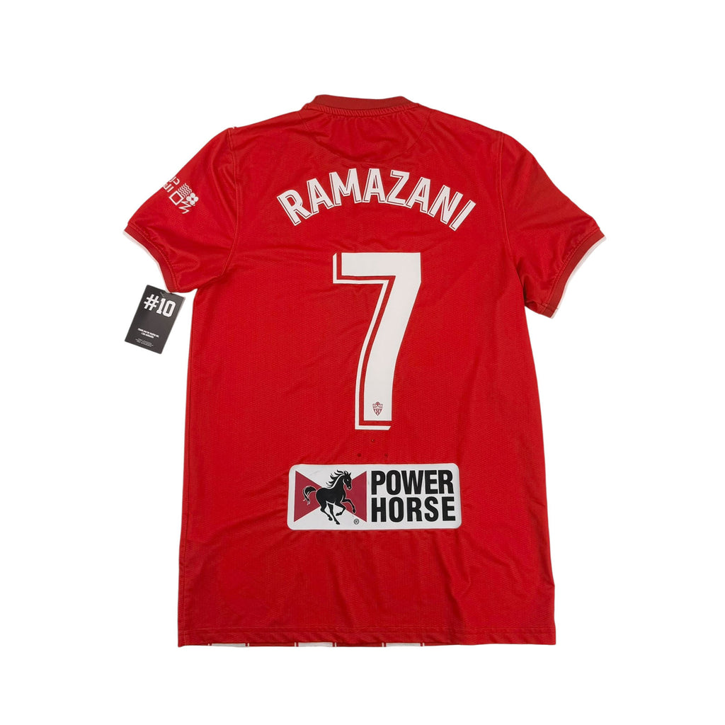 ALMERIA 2022/23 HOME SHIRT - #7 RAMAZANI (SIZE S)