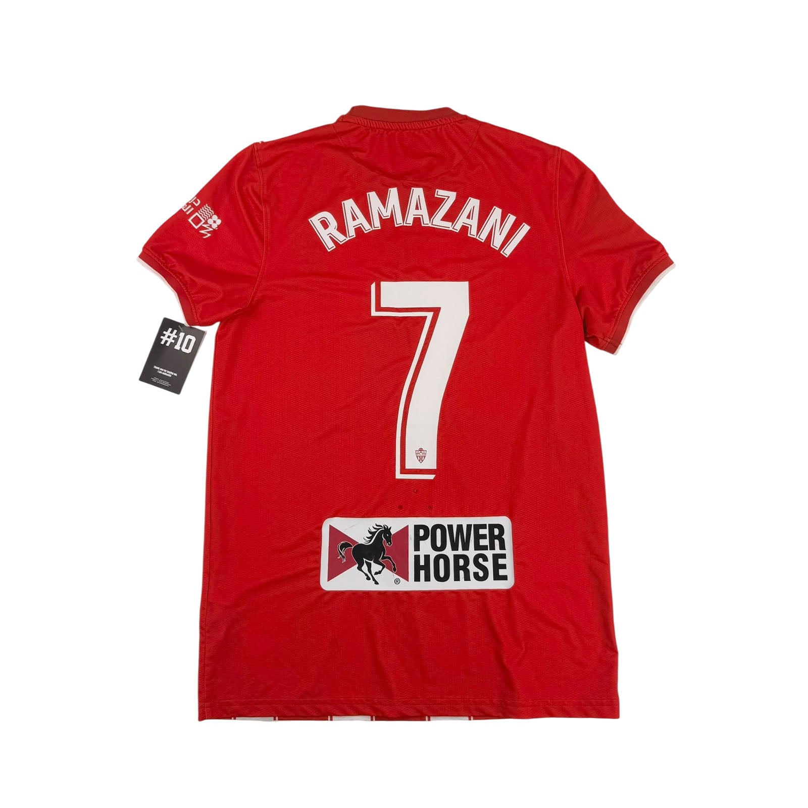 ALMERIA 2022/23 HOME SHIRT - #7 RAMAZANI (SIZE S)