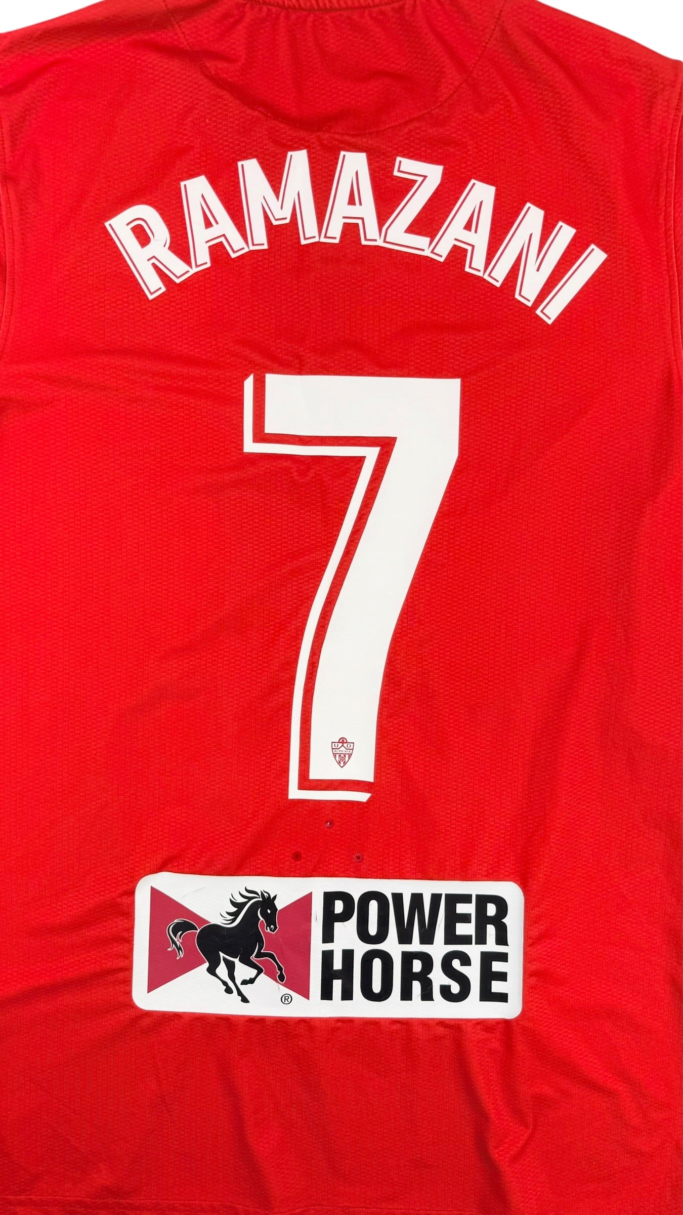 ALMERIA 2022/23 HOME SHIRT - #7 RAMAZANI (SIZE S)