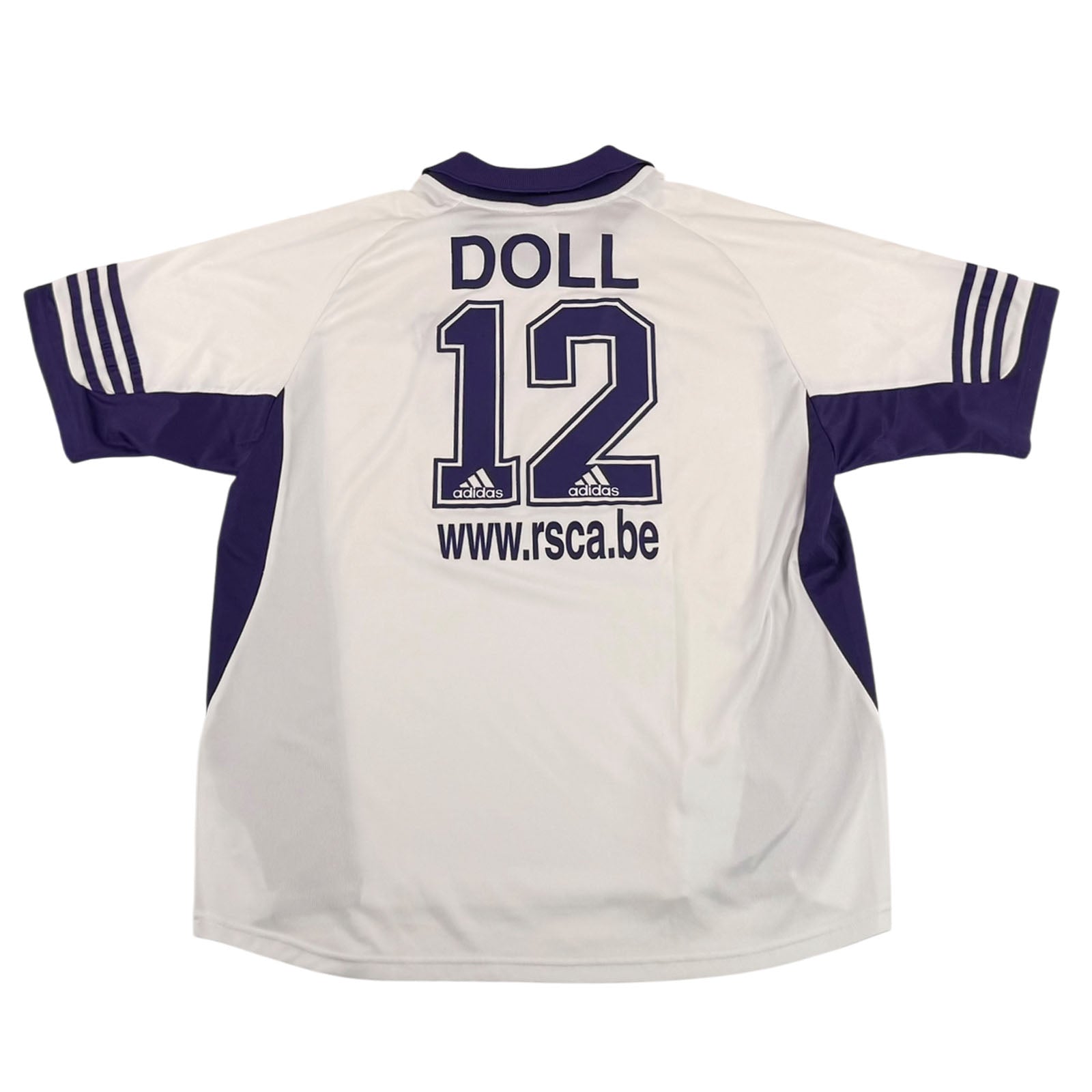 RSC ANDERLECHT 2001/02 HOME SHIRT - #12 DOLL (SIZE XXL)