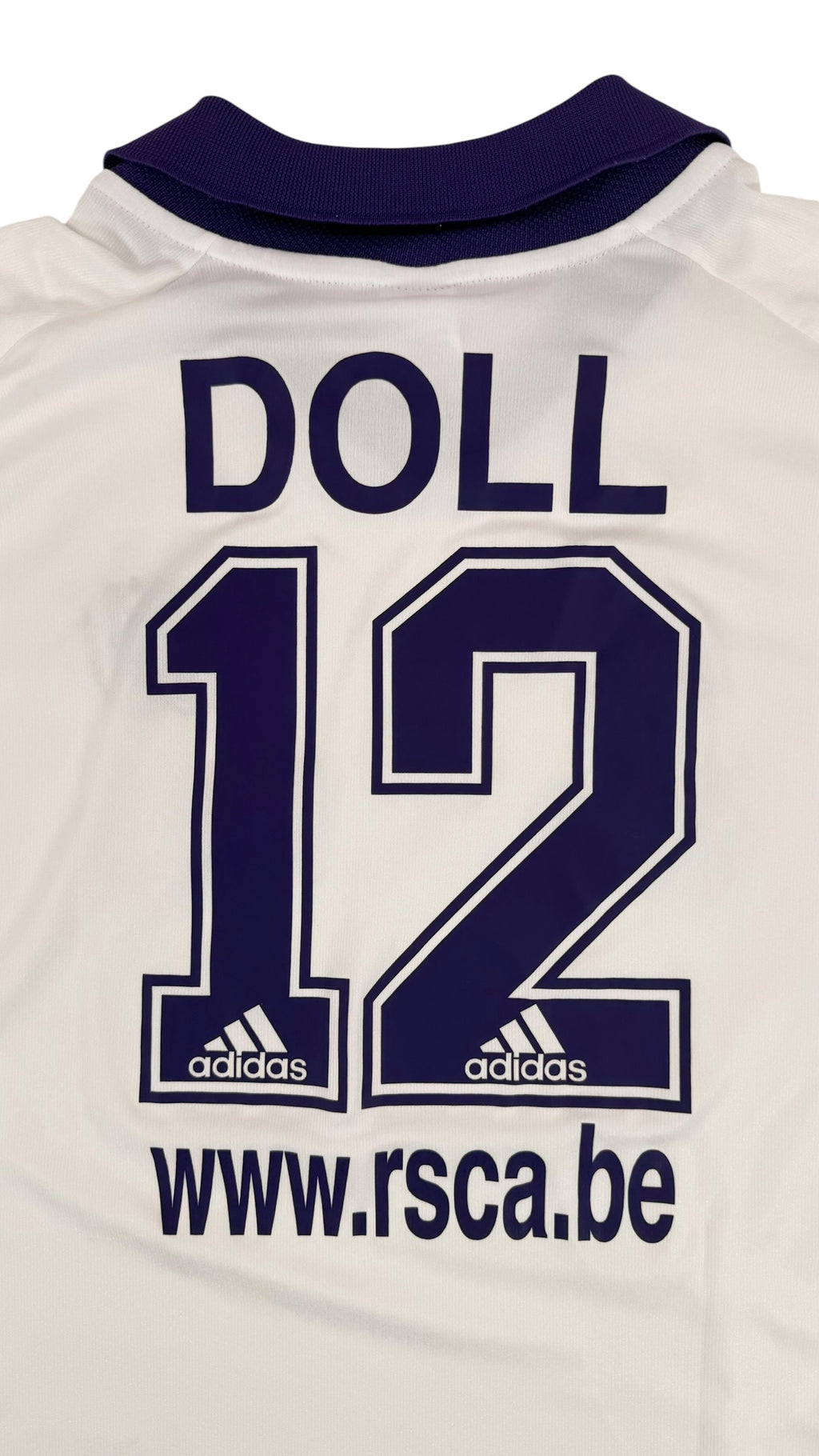 RSC ANDERLECHT 2001/02 HOME SHIRT - #12 DOLL (SIZE XXL)