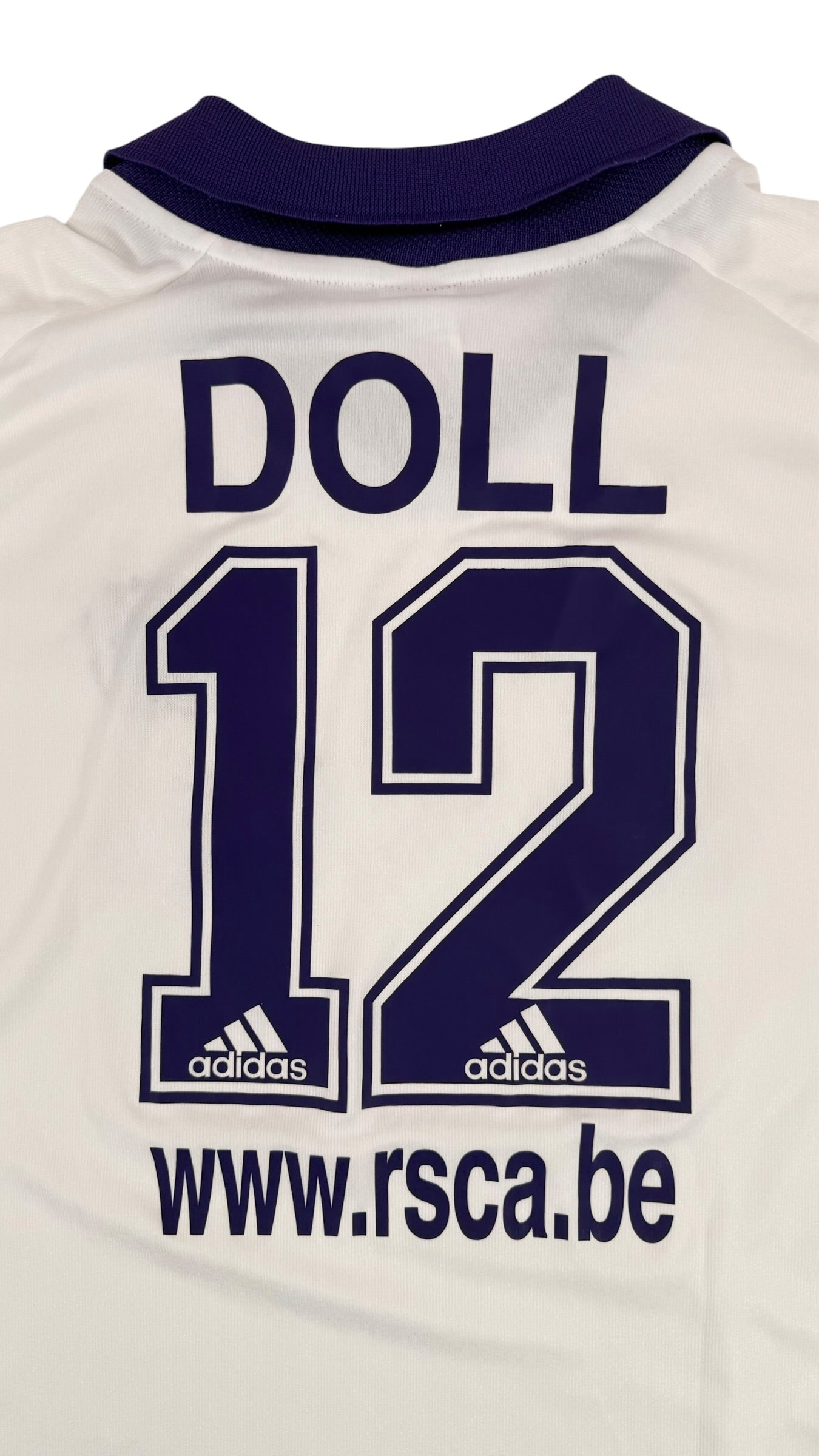 RSC ANDERLECHT 2001/02 HOME SHIRT - #12 DOLL (SIZE XXL)