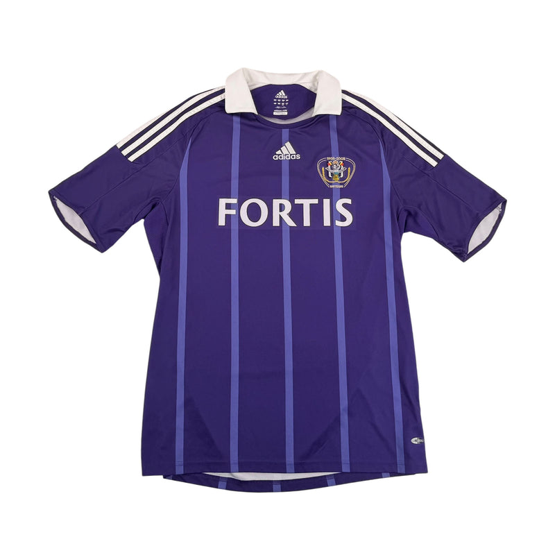 RSC ANDERLECHT 2008/09 AWAY SHIRT - SIGNED #27 WASILEWSKI (SIZE L)