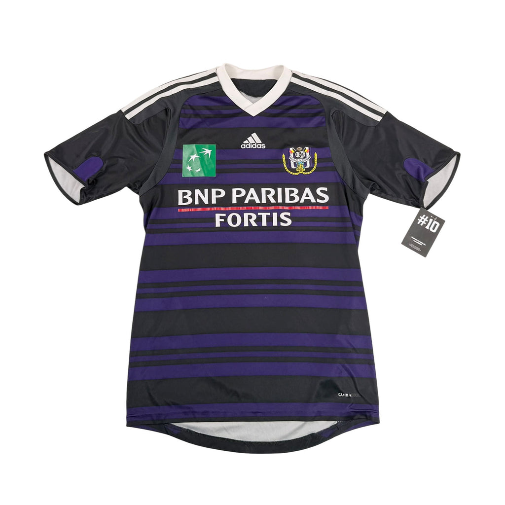 RSC ANDERLECHT 2010/11 AWAY SHIRT - #21 DE SUTTER (SIZE S/M)