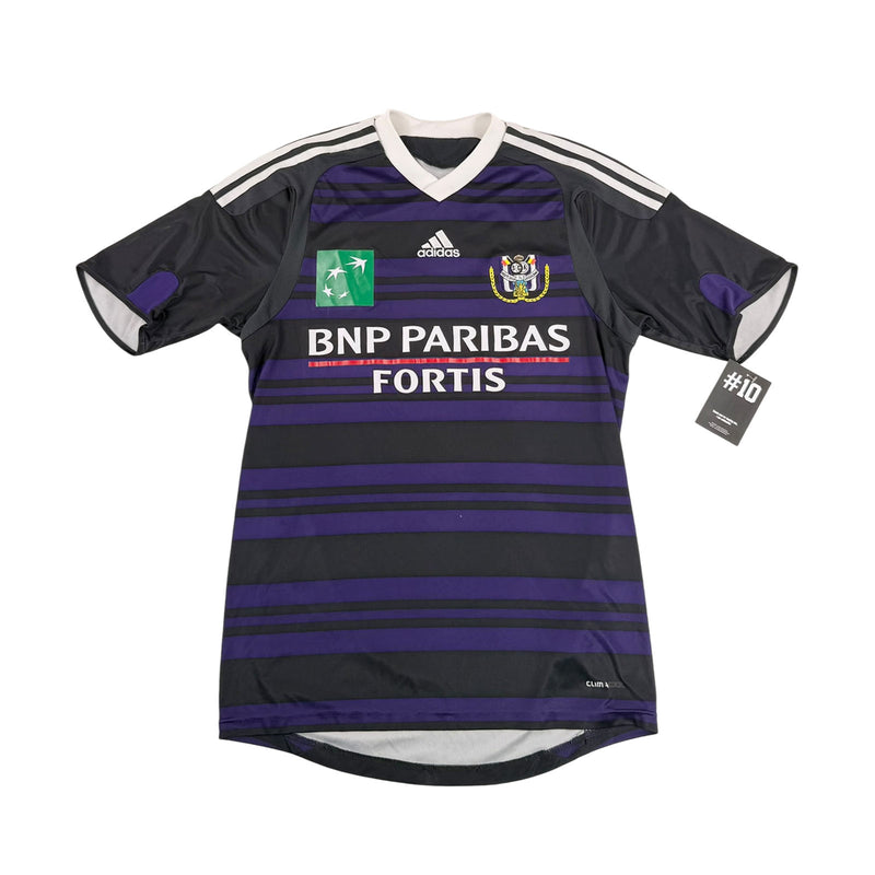 RSC ANDERLECHT 2010/11 AWAY SHIRT - #21 DE SUTTER (SIZE S/M)