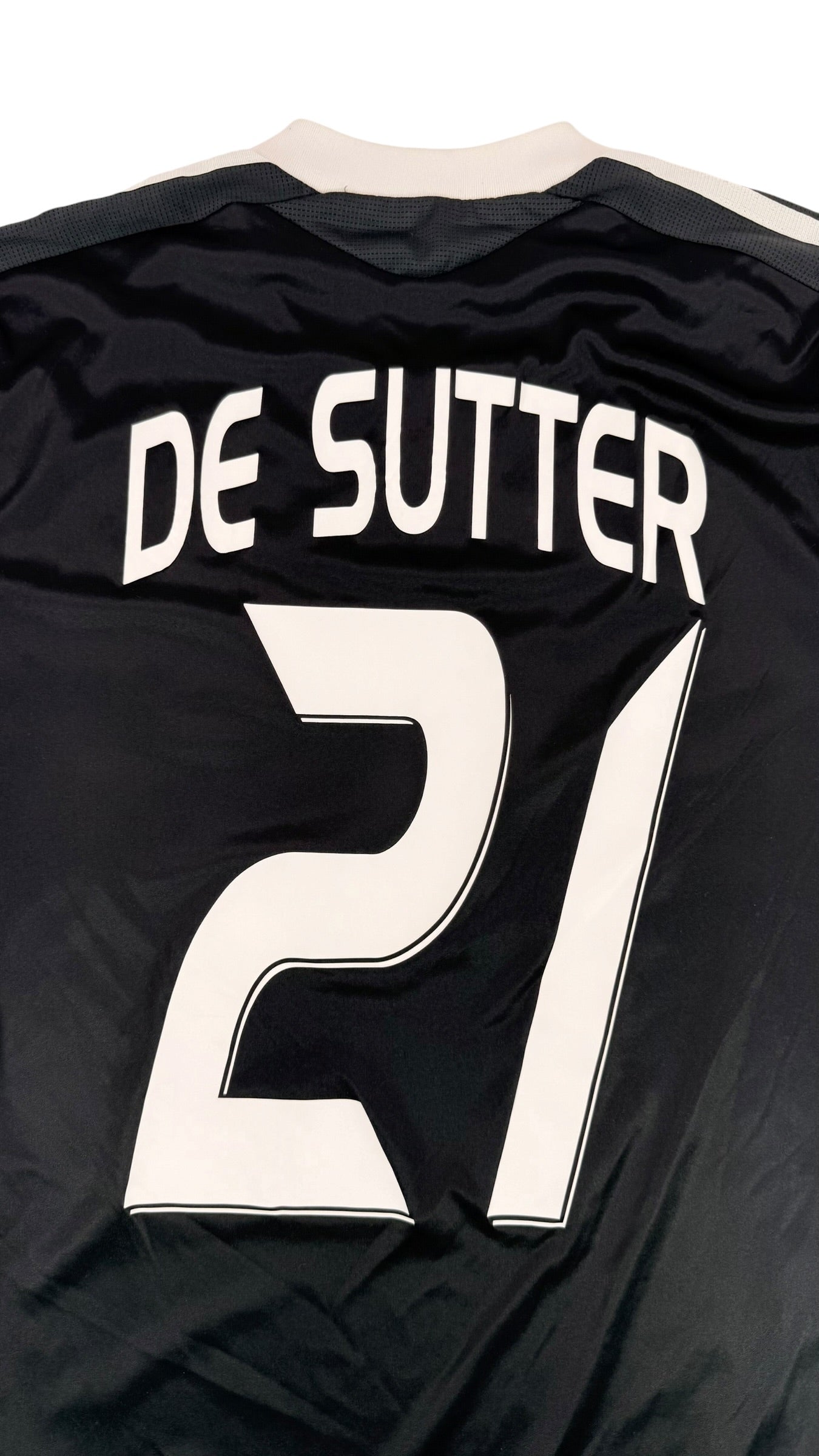 RSC ANDERLECHT 2010/11 AWAY SHIRT - #21 DE SUTTER (SIZE S/M)