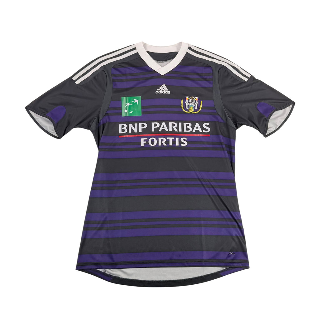 RSC ANDERLECHT 2010/11 AWAY SHIRT - SIGNED #27 WASILEWSKI (SIZE M)