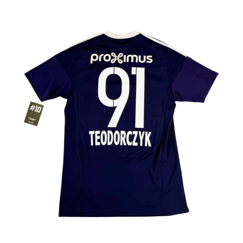 RSC ANDERLECHT 2016/17 HOME SHIRT - #99 TEODORCZYK (SIZE S/M)