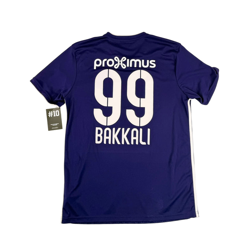 RSC ANDERLECHT 2018/19 HOME SHIRT - #99 BAKKALI (SIZE M)
