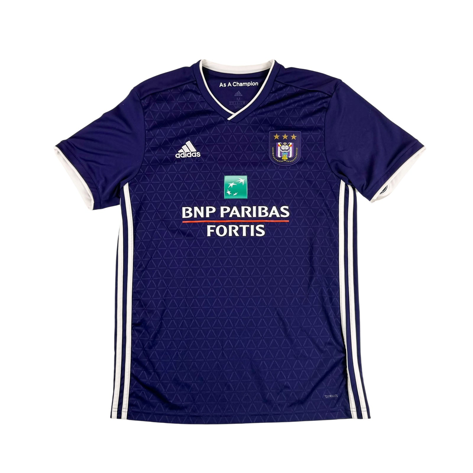 RSC ANDERLECHT 2018/19 HOME SHIRT - #99 BAKKALI (SIZE M)