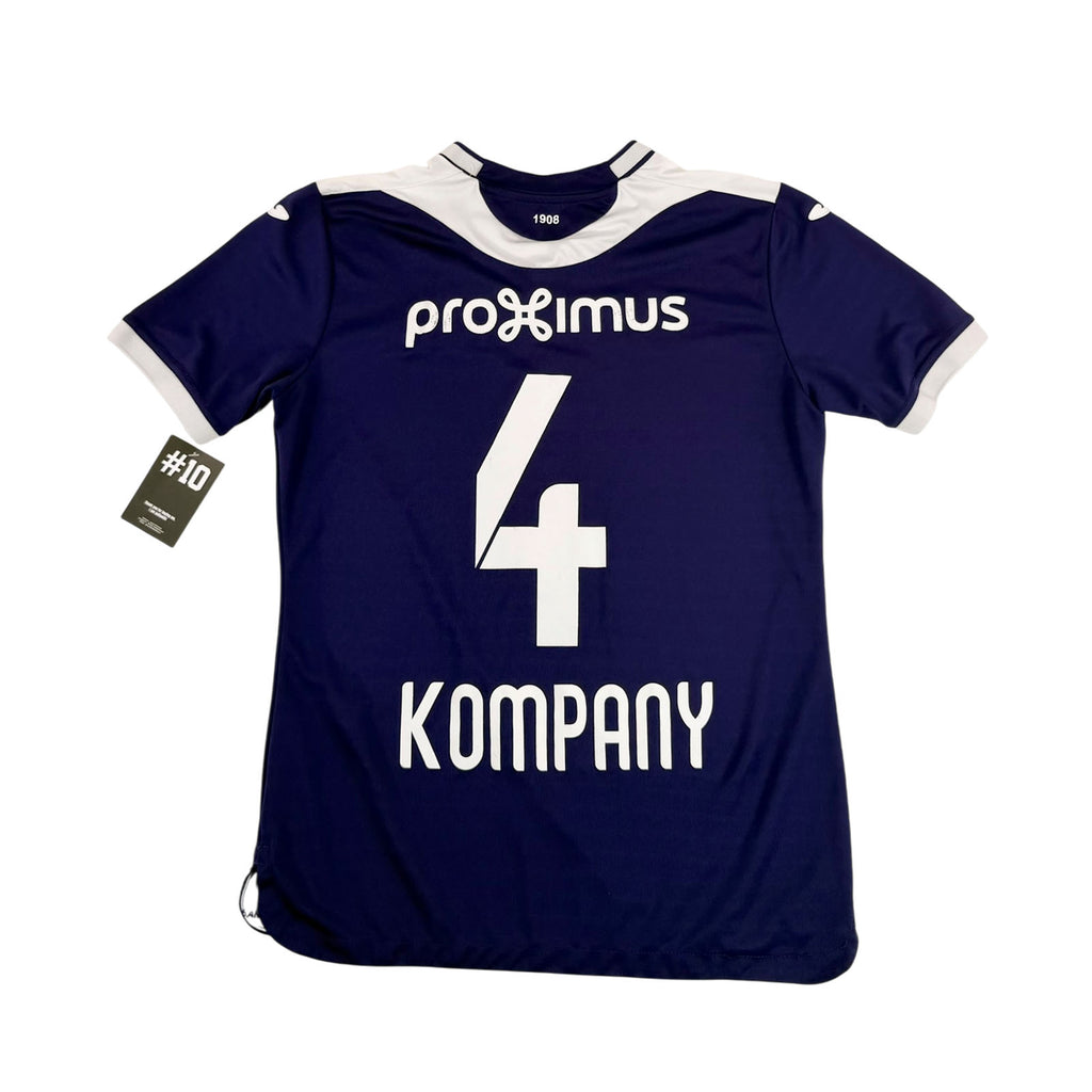 RSC ANDERLECHT 2019/20 HOME SHIRT - #4 KOMPANY (SIZE M)