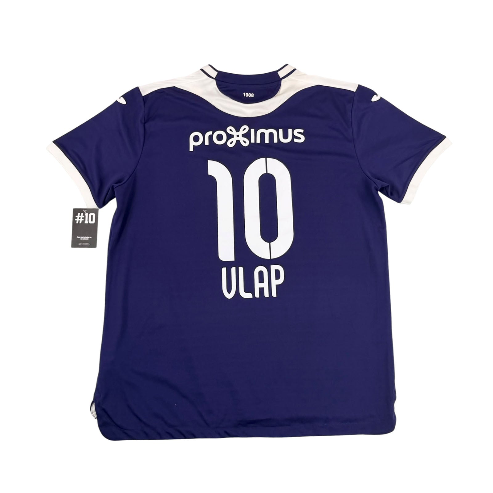 RSC ANDERLECHT 2019/20 HOME SHIRT - #10 VLAP (SIZE XXL)