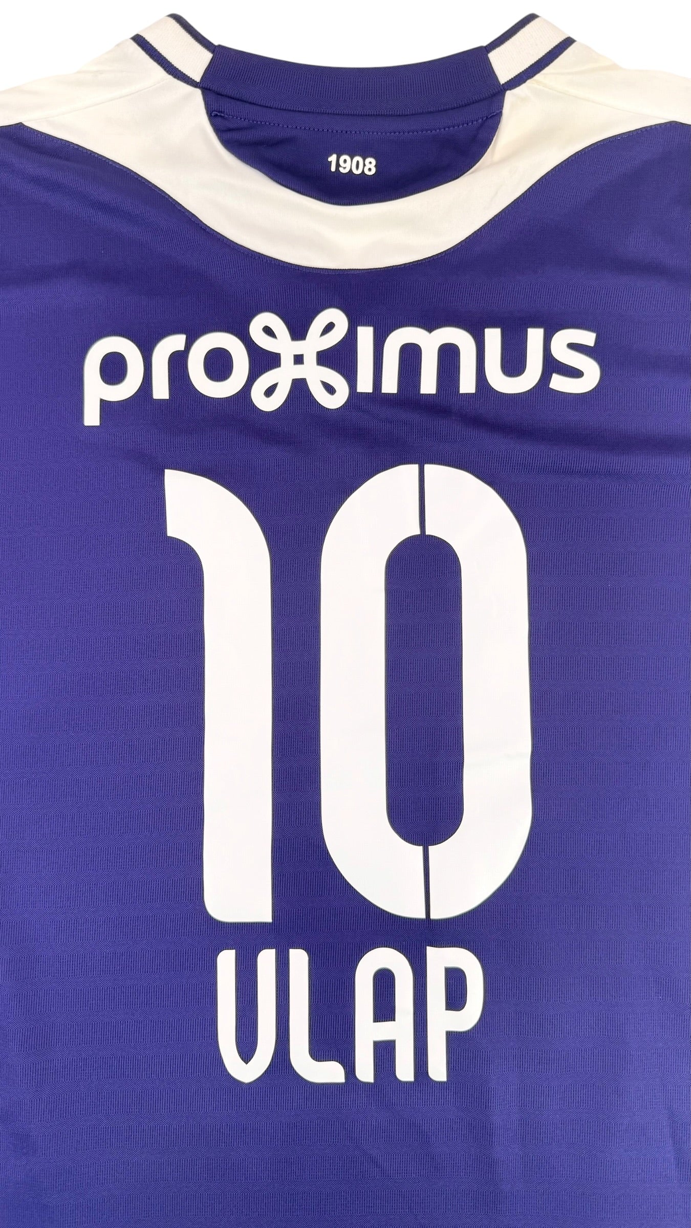 RSC ANDERLECHT 2019/20 HOME SHIRT - #10 VLAP (SIZE XXL)
