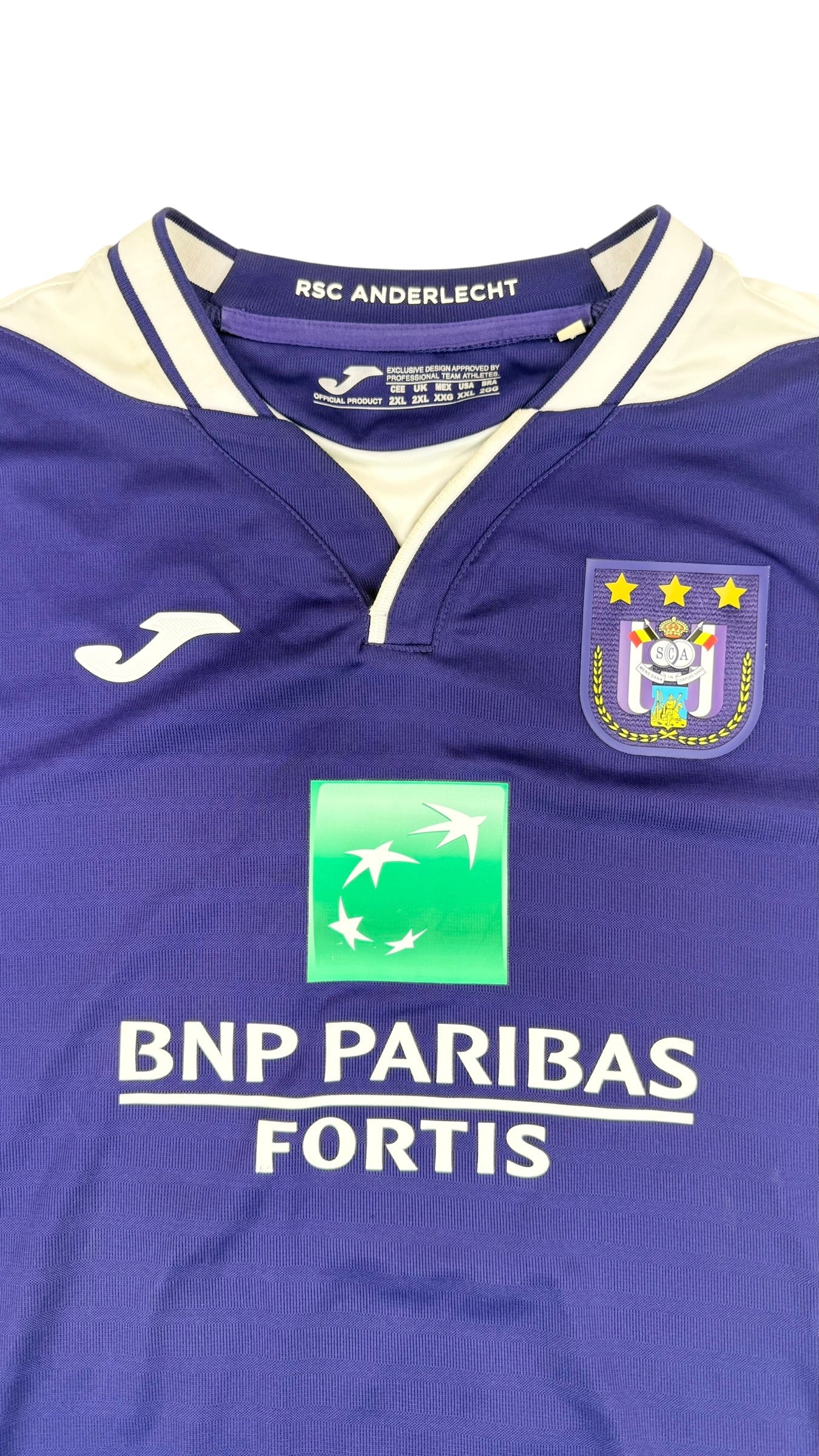 RSC ANDERLECHT 2019/20 HOME SHIRT - #10 VLAP (SIZE XXL)