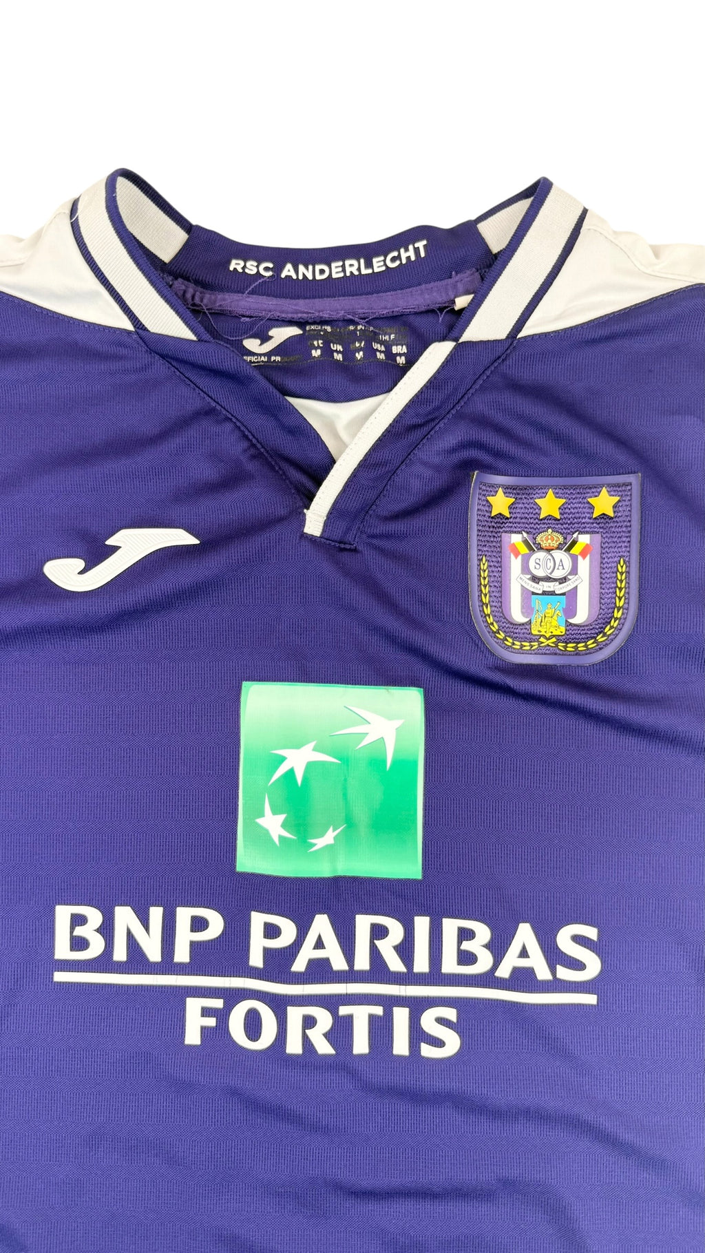 RSC ANDERLECHT 2019/20 HOME SHIRT - #4 KOMPANY (SIZE M)