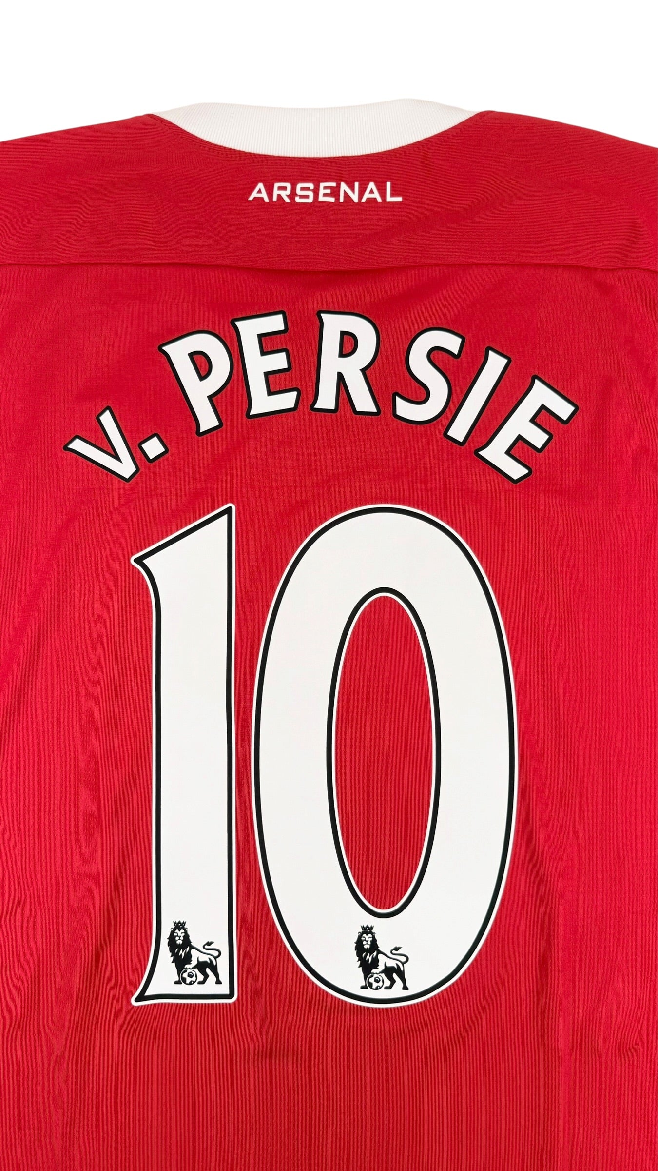 ARSENAL 2010/11 HOME SHIRT - #10 VAN PERSIE (SIZE L)
