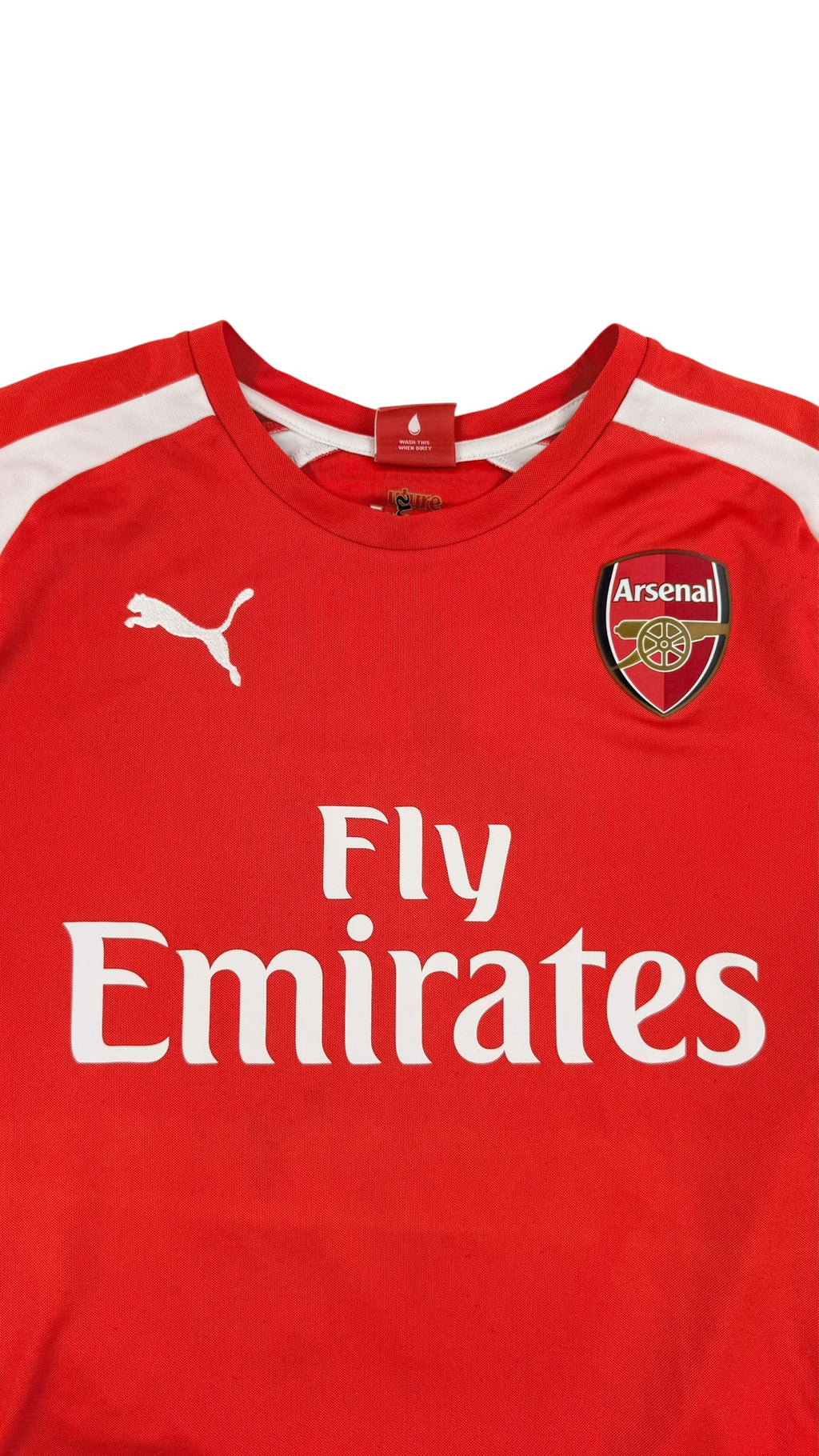 ARSENAL 2014/15 HOME SHIRT - #11 ÖZIL (SIZE M)