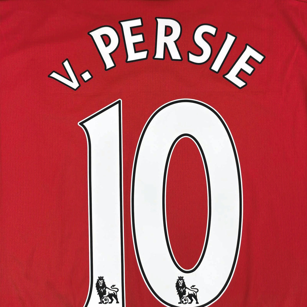 ARSENAL 2010/11 HOME SHIRT - #10 VAN PERSIE (SIZE L)